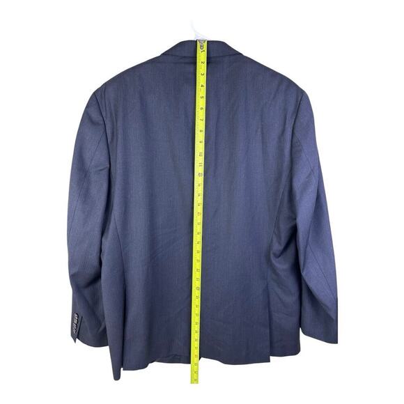 Lauren Ralph Blazer Men Size 46R Blue Classic Fit 100% Wool Coat READ - Picture 12 of 16